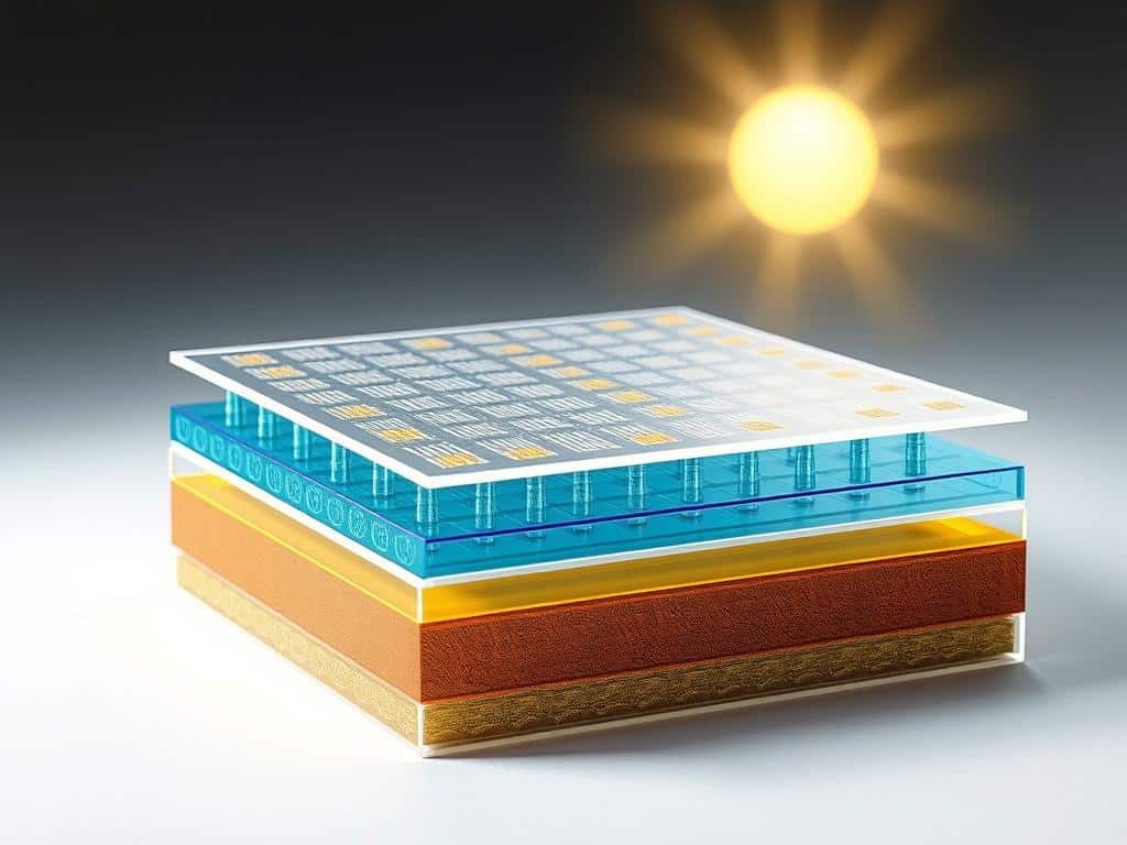 Aufbau organische Solarzellen