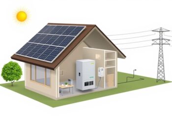 Solaranlage im Einfamilienhaus