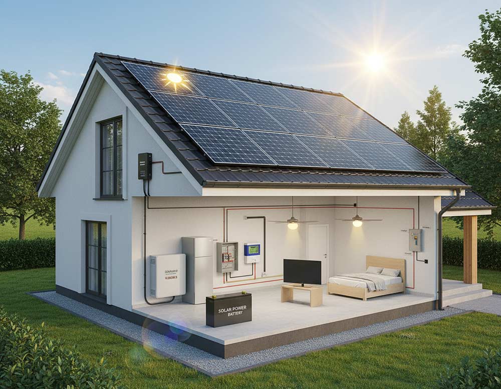 So funktioniert eine Solaranlage im Einfamilienhaus?