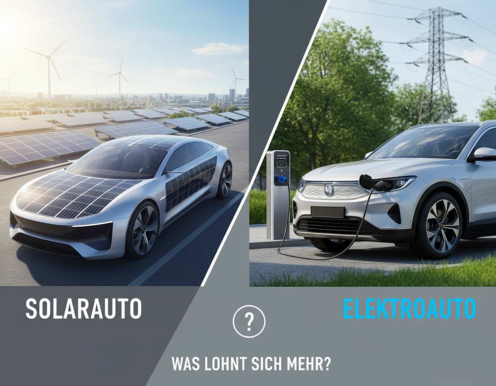 Solarauto versus Elektroauto