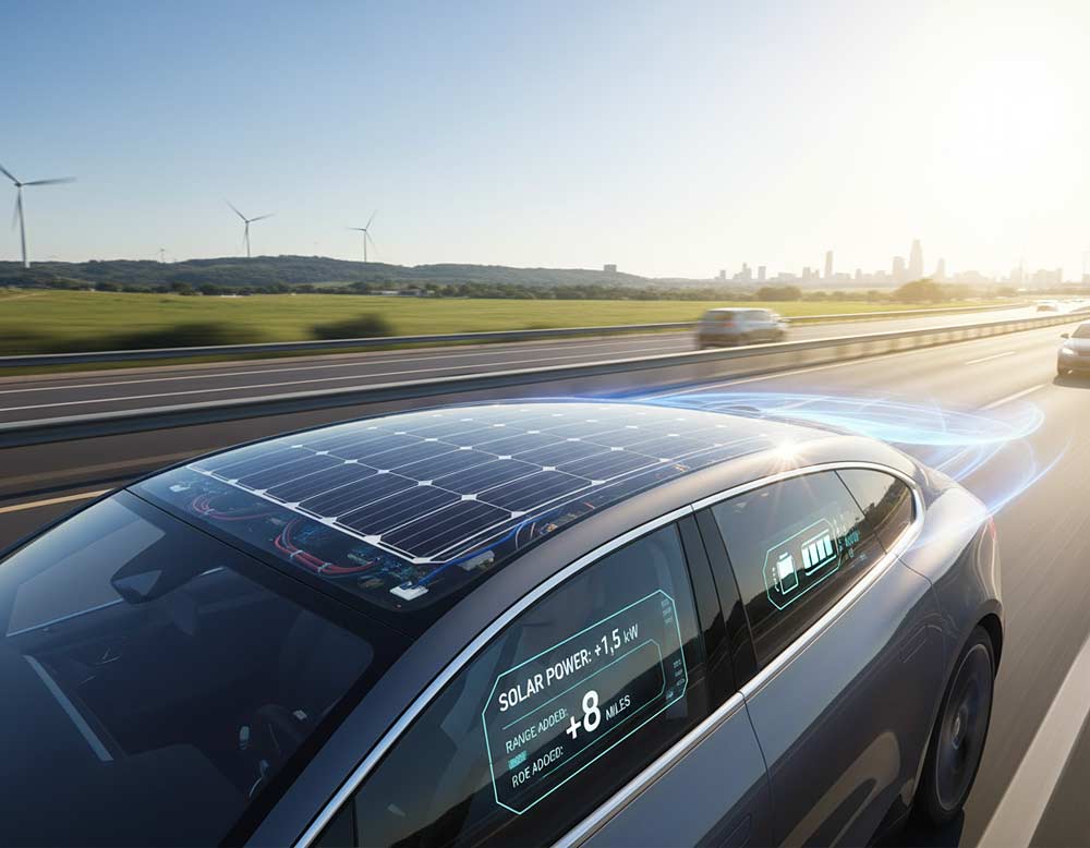Solardächer auf Autos