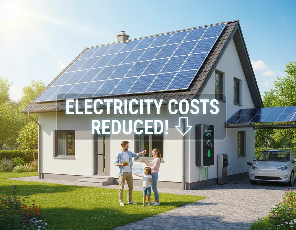 Solarenergie im Haushalt senkt Stromkosten