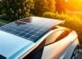Solarzellen auf Fahrzeugdächern