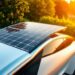 Solarzellen auf Fahrzeugdächern