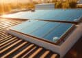 Solarziegel und Solarglas