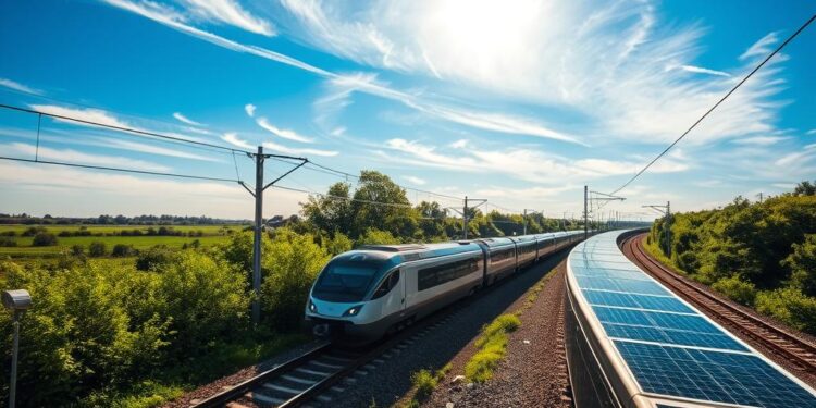 Straßenbahnen und Züge mit Solarstrom