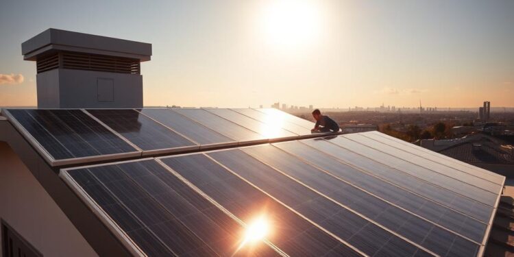 Stromerzeugung auf dem Dach