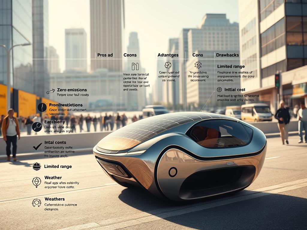 Vor- und Nachteile Solarauto-Technologie Vor- und Nachteile Solarauto-Technologie