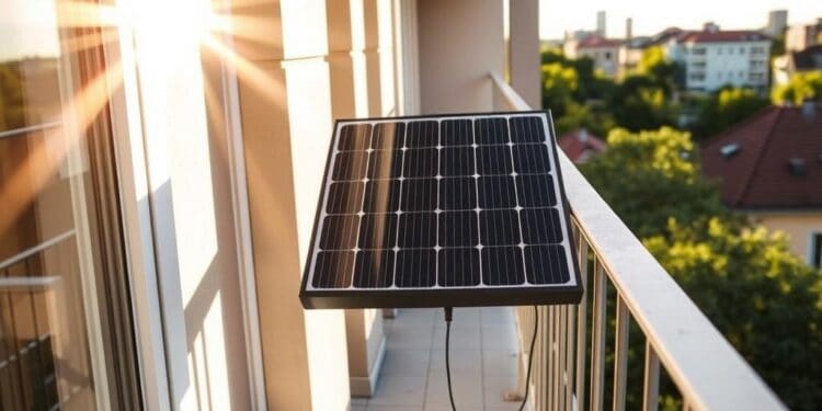 Balkon-Solaranlagen