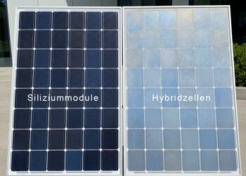 Hybridzellen versus klassische Siliziummodule