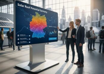 Solardach-Potenzial Deutschland als Interaktive Anwendung