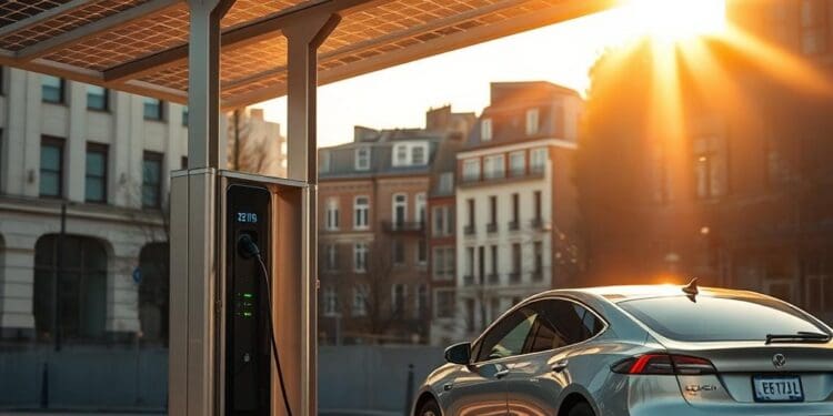 Solarladestationen im Alltag