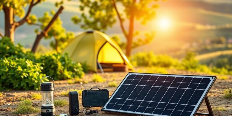 Solarstrom beim Camping