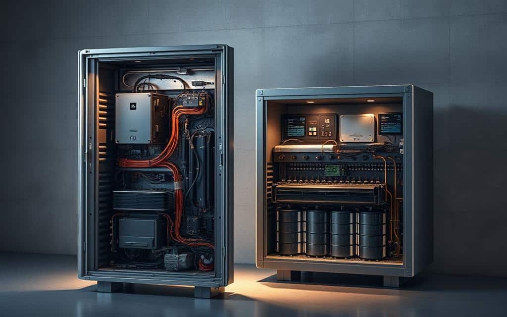 Technik moderner Batteriespeicher (Symbolbild)