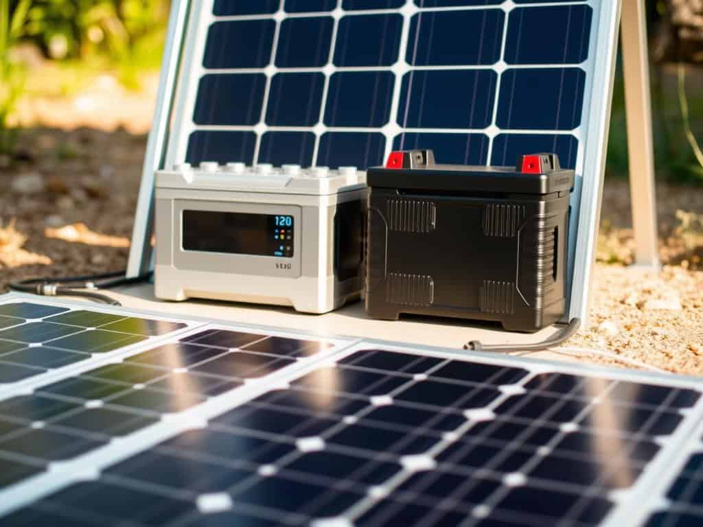 Komponenten mobile Solaranlage Camping Komponenten mobile Solaranlage Camping
